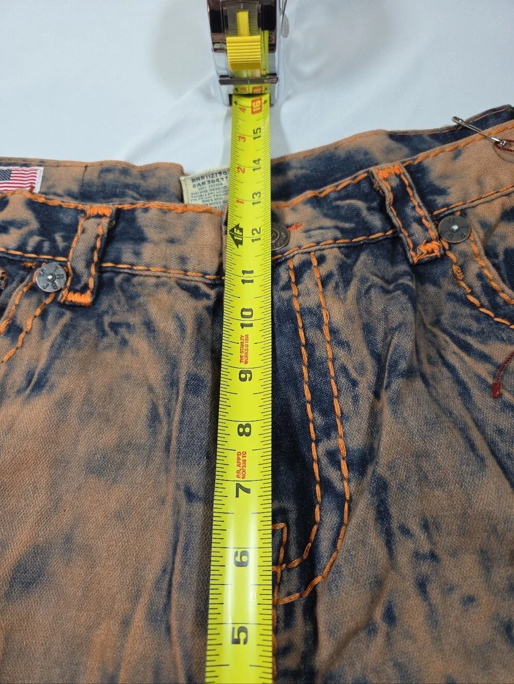 Vtg True Religion Super T World Tour shorts mens 40 Y2K/2000s Cyber Grunge